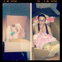 Then and now #throwback #thenandnow #box