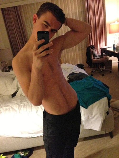 thecircumcisedmaleobsession:  19 year old straight CUTIE from Los Angeles, CA A nice sized cock for his lean, muscular build. A ! 