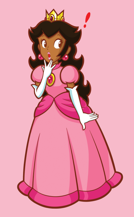 Princess Peach Ebony - crystalrainwish.tumblr.com - Tumbex