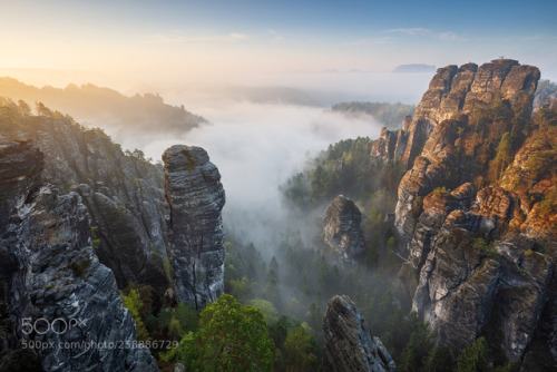 Fog in the Valley by martas