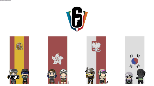 Made this wallpaper to celebrate R6 Invitational 2018!And this is the preview of Year 2 Chibi Pixel-