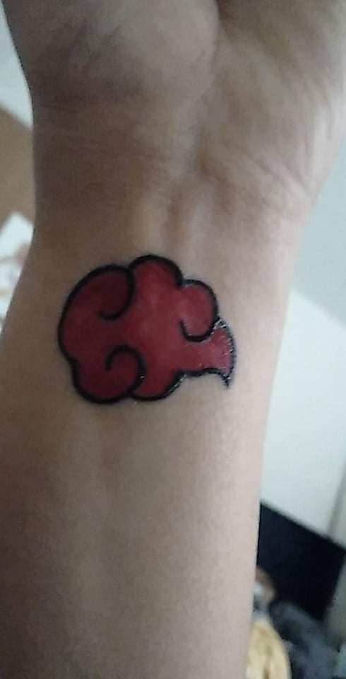 Akatsuki cloud by Hannah at a Fu Kein good tattoo Jacksonville Fl  r tattoo