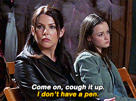 lorelaiigilmore:A Tale of Poes and Fire (3x17) // Those Are Strings, Pinocchio (3x22)