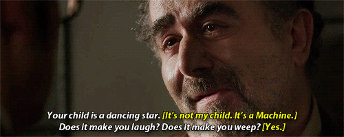 rootingforshaws:                                                What’s more human?