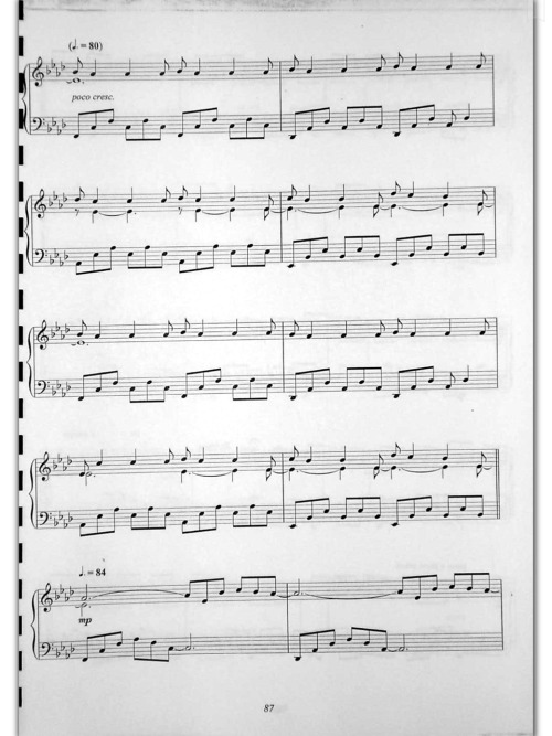 welovepianoforever:Nuvole Bianche - Ludovico Bianche (Piano Sheet)