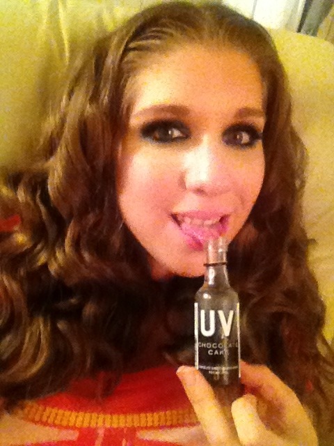 Porn Pics alexchancexxx:  Just the tip. @uv_vodka #chocolatecake