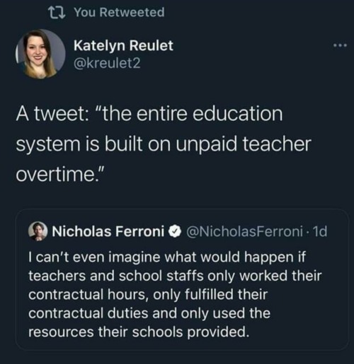 dozen-times-vanished:spiderine:cluegrrl:It would be just as effective as a full on strike, without risking their jobs in anti union states.  Especially if they made public newspaper announcements that this is what they will ALL be doing. This is called