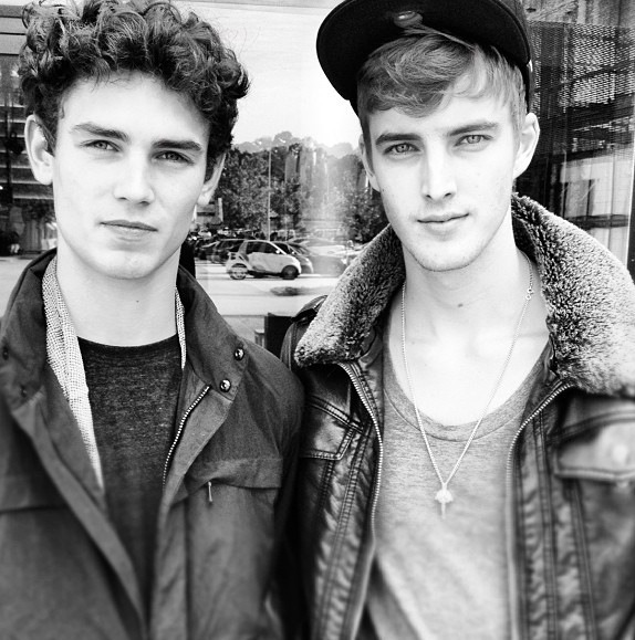 inblanc:  modelspersonal:  Arthur Gosse &amp; James Smith  boyzz 