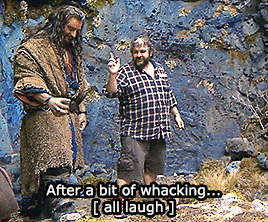 fringeofmadness:Thorin Oakenshield, son of Thráin, son of Thrór, King of the dick jokes.