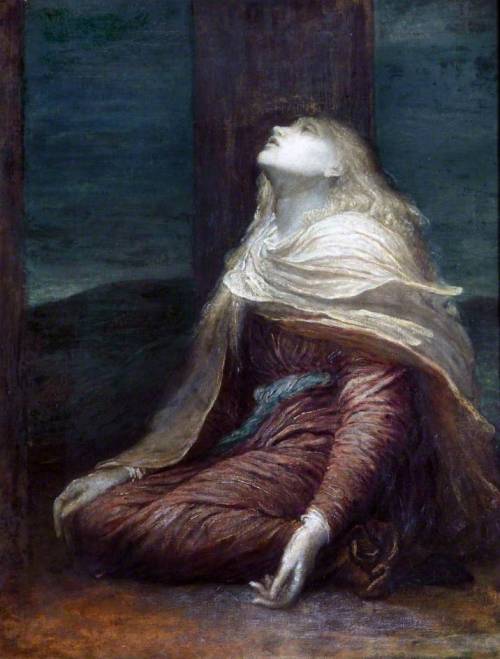 The Magdalen at the Foot of the Cross (c.1884) - George Frederick Watts