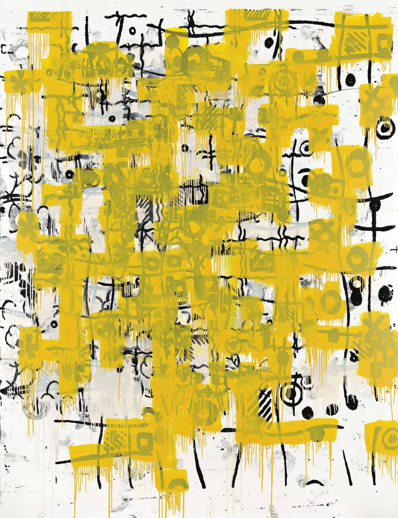 felixinclusis:lawrenceleemagnuson: Christopher Wool (USA b. 1955) Mad Cow (1997) enamel