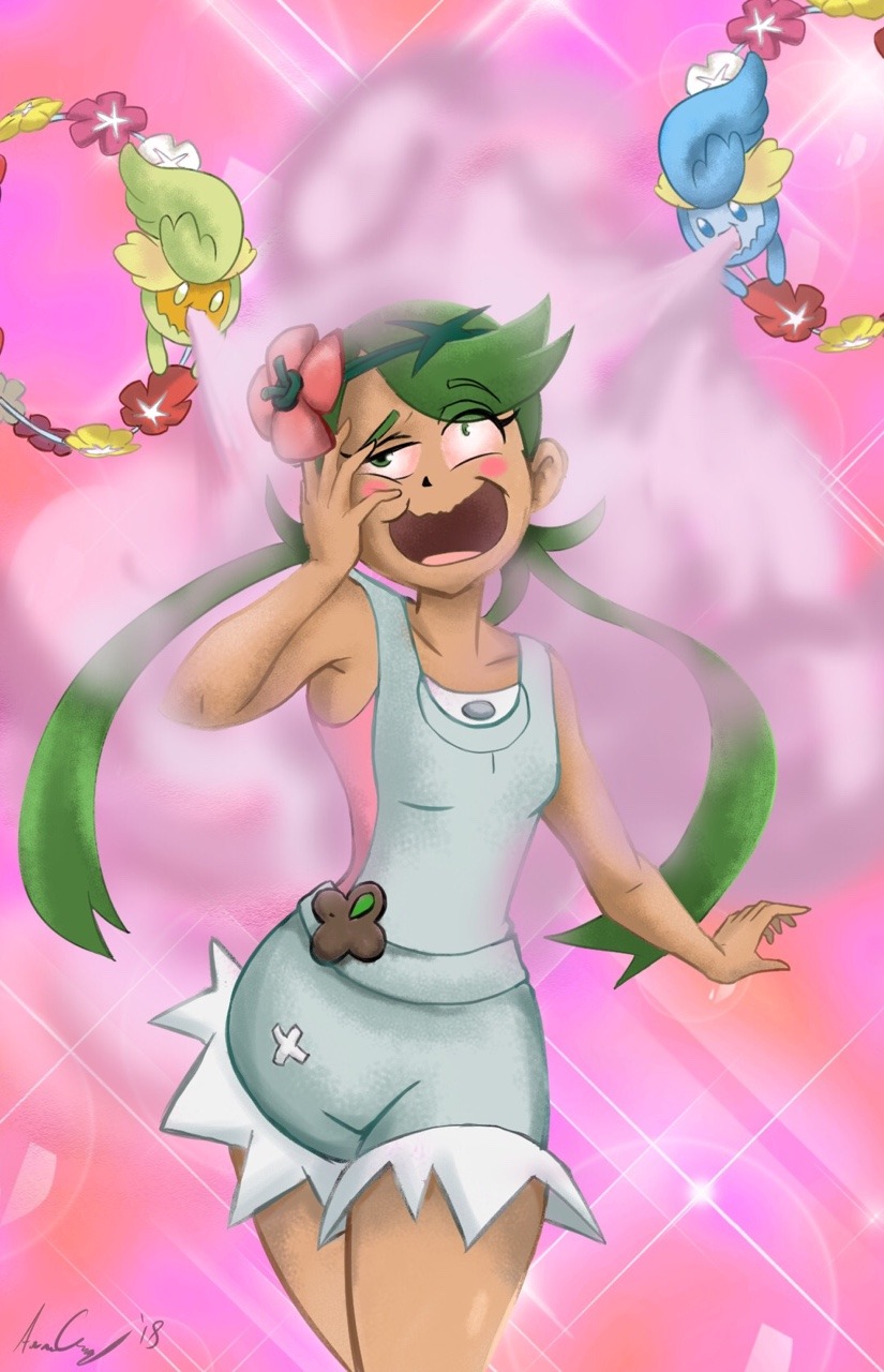 Mallow's so cute  Pokemon characters, Pokemon waifu, Pokemon alola