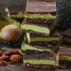 happyvibes-healthylives:  Raw Avocado Mint Bars