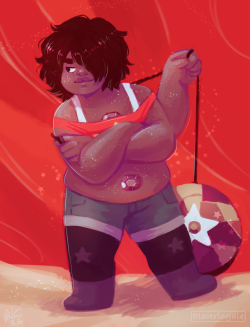 electricgale:  i finally finished drawing smoky quartz!! 