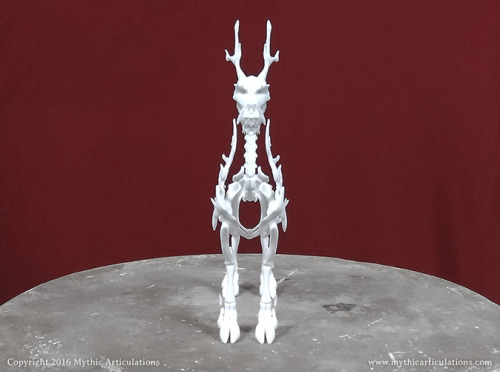 Look! A Giraffe! oh. no wait. Just a Qilin. My bad.Qilin/Kirin skeleton now available in my Etsy sho