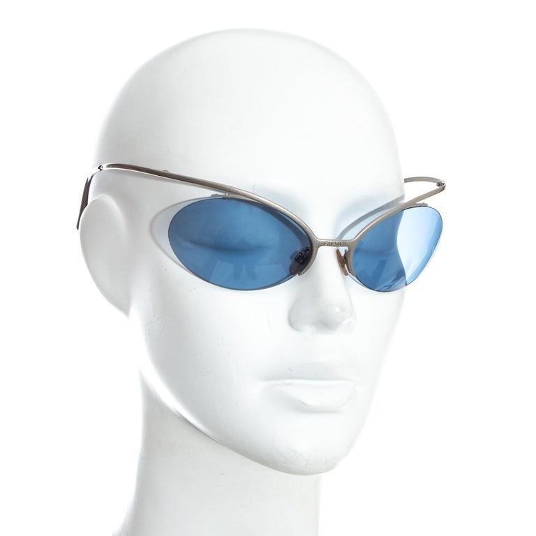 image therapy — Chanel: Blue Oval Sunglasses (2000)