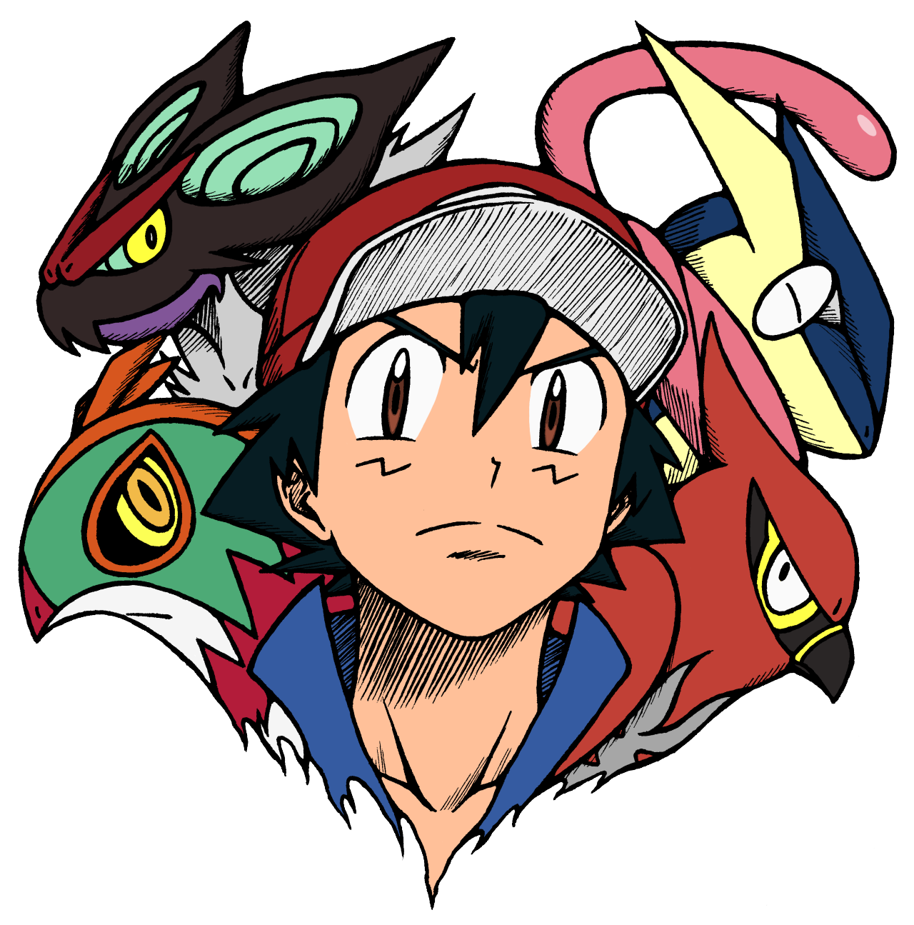 rohanite:I drew this for @noodlerama‘s Ash Face Tribute but got carried away with