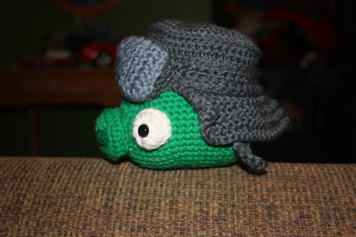 My latest crochet project a star wars angry bird piggy for my boys check out my other creations at w