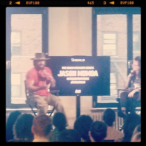 just listening to #JasonMomoa chat about #RoadToPaloma at #AOLBUILD #film #movies