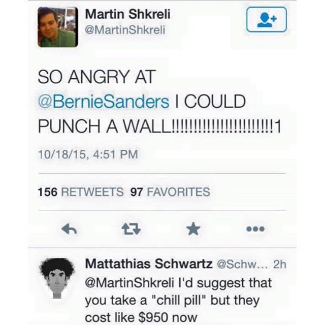 #berniesanders &gt; and I really wish I could come across this dude and conduct