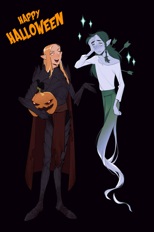 threemushroom: Happy Halloween!! Sauron: I’d give you some candy but *haha* you’re dead.