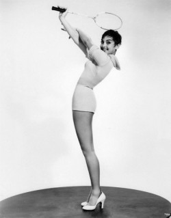 Mudwerks:(Via Pulp International - 1955 Promo Photo Of French Star Liliane Montevecchi)