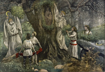 pagewoman:Druids Gathering Mistletoe by Eugene Damblans