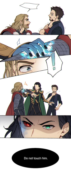 murdermuffinloki: .(Avenger!Loki in AOG)  Loki: Only I’m allowed to choke hold my bf
