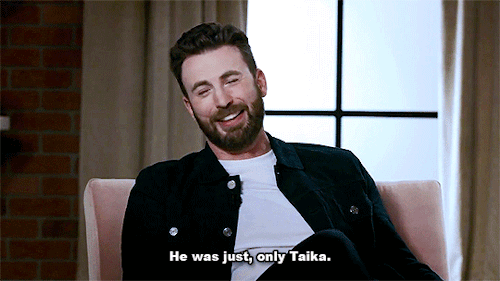 serumsteve:  Chris Evans on Taika Waititi visiting him in Toronto (2019) 