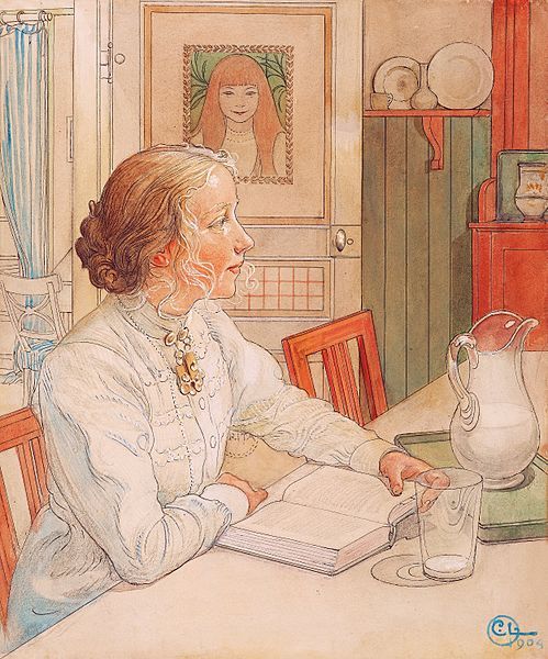 toanunnery:Min äldsta dotterCarl Larsson, 1904