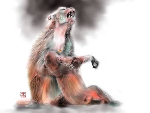 #love #monkey #natures #littlemonkey #mom #cryloudly #madewithpaper #art https://www.instagram.com/