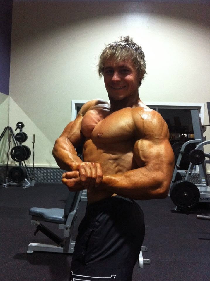 justmuscle77:  Peter Hartwig. Talk about a Hot Blond… 
