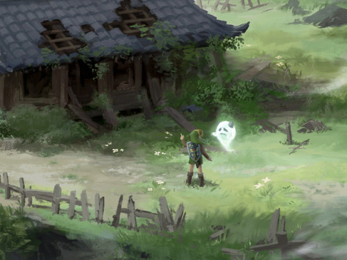 stupjam: My contribution to @lozanthology is Link’s Awakening! I liked the scene where Link an