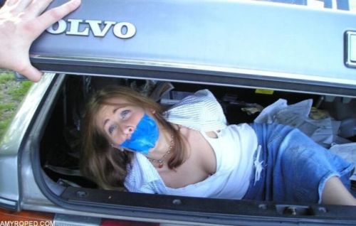 Porn mmpphhmmpphh:Bound and gagged in automobiles photos