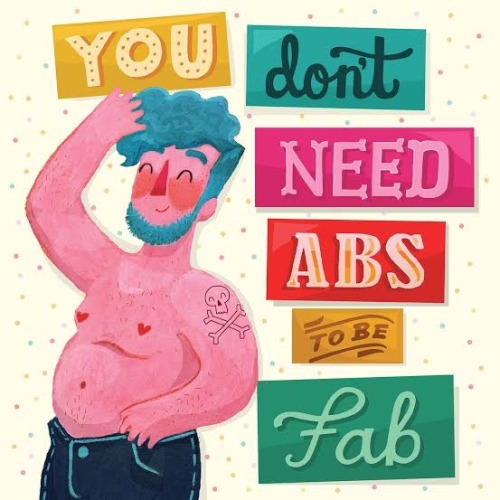 sinfulangel:Here’s to all my boys with love handles, stretch marks, ribs that show, who feel t