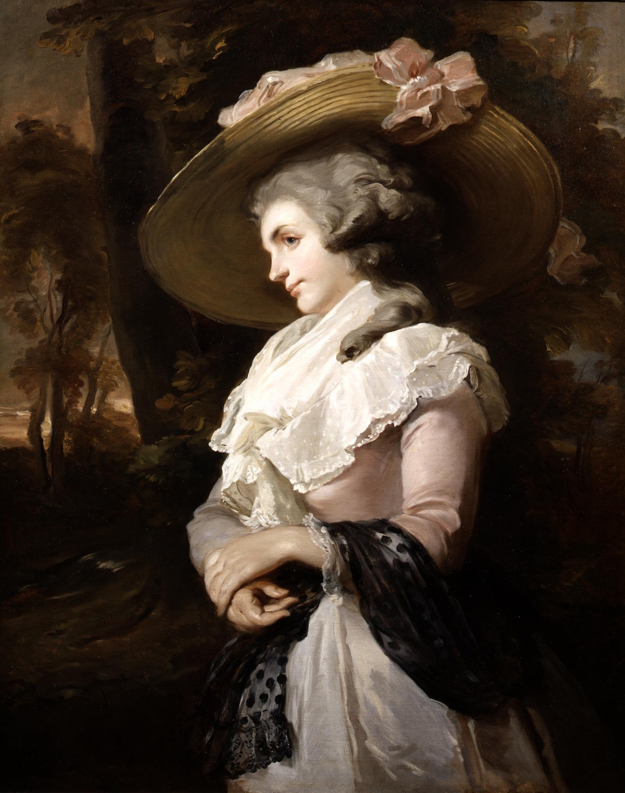 winterr-reise: Portrait of a Lady in a Straw Hat1780sJohn Raphael Smith 