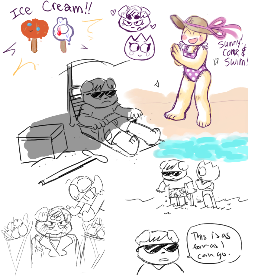 momosweetpeach: Some highlights from when me and @tangarang did a few draw.piles