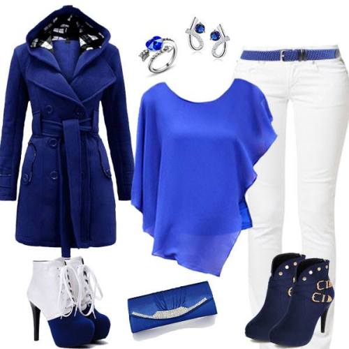 ideservenewshoesblog:  Solid Color High Heel Boots - Navy Blue - Ericdress