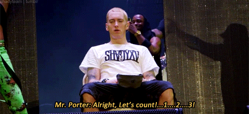 shadyteam:  Eminem doing the ALS ice bucket challenge live at The Monster Tour [x]