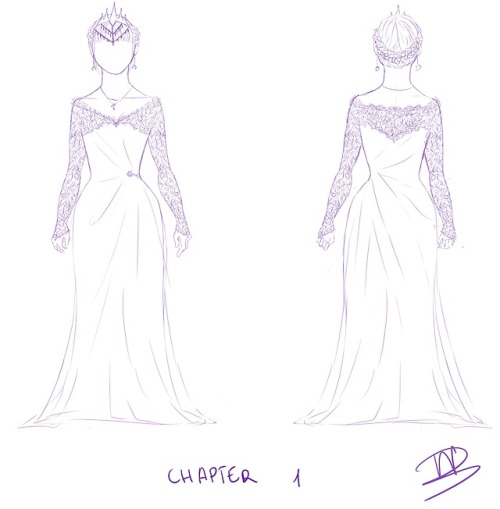 *click for higher resolution*These are the dresses Sakura wore in chapter 1 and chapter 3 of Mokosh.