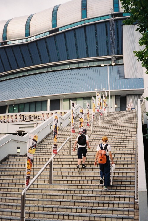 KYOCERA DOME O$AKA MADNESSThis was our first baseball game, was fucking epic!Kirin and Asahi gi