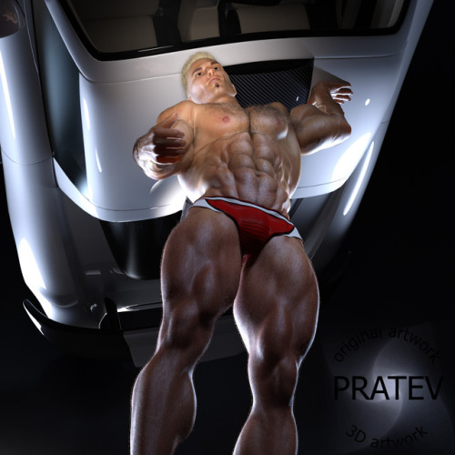 pratev: Alex’s Car Lift (SFW, 1 of 2) I suddenly have a new appreciation for digital art 