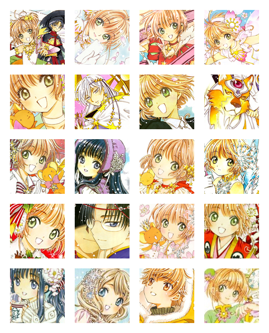 rispen-hortensie: All sixty Cardcaptor Sakura illustrations released from May 2007