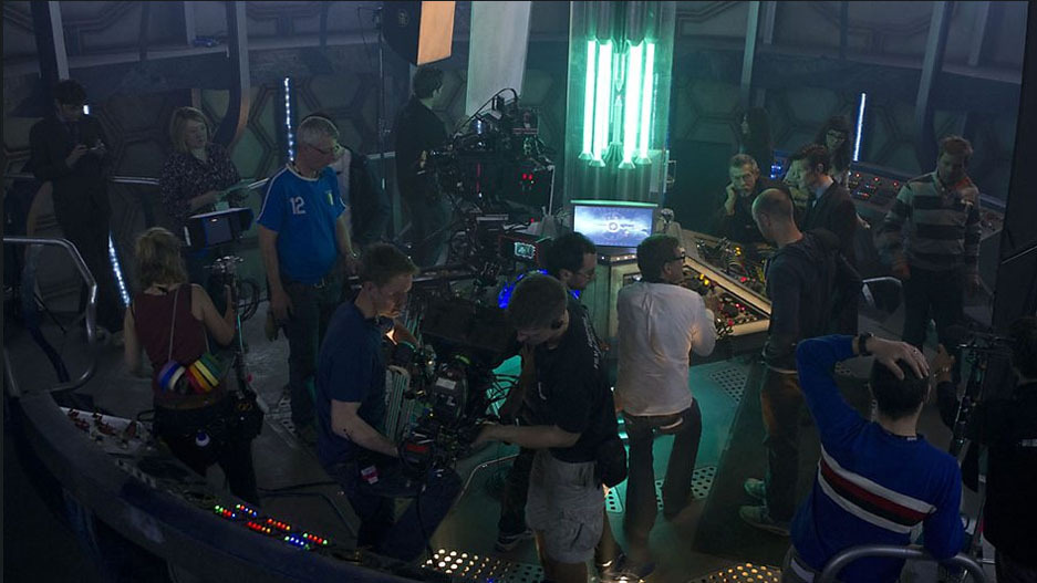 doctorwho:  Here are some behind the scenes pics from The Day of The Doctor!  