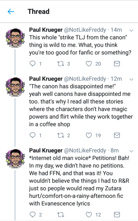 itsladykit:meganmazing:paul krueger is a true heroI’m actually dying. (For the uninitiated, R&R 