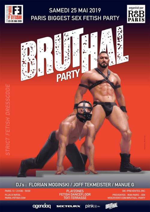 Had the pleasure working on illustration for BRUTHAL event poster for RoBParis