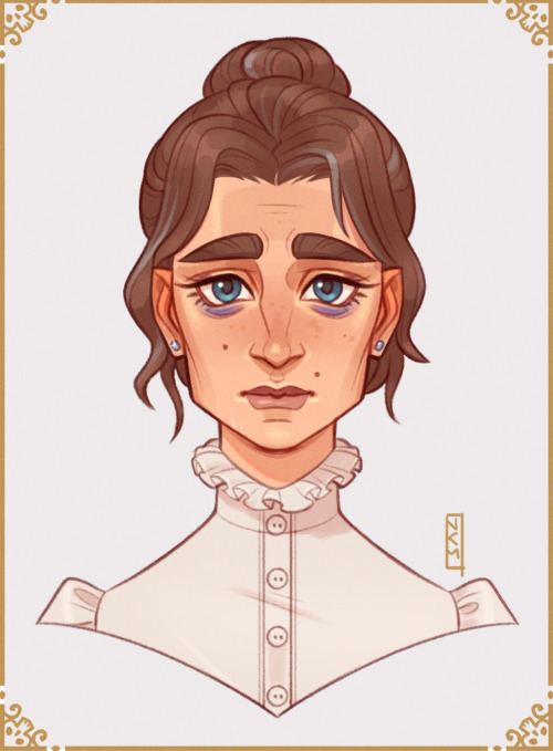 Challenged Myself With A New Lineart Style By Drawing My DnD OCs Parents, Petyr And Vera Galkin. They