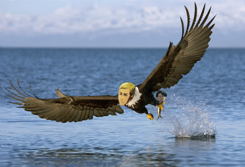 mindxcrash:  the-laughing-commander:  i-regret-this-username:  hazieash:  Wings of Freedom  THE LAST ONE  {HE’S A MAJESTIC FREAKING EAGLE}  THAT LAST ONE IS FUKING KILLING ME 