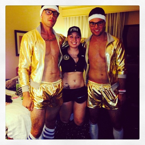 nylonshortsen:  More gold shorts! porn pictures