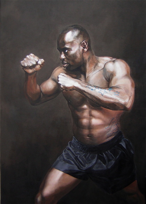 Porn beardedpersonarbiter: Boxing Henri   (huile photos